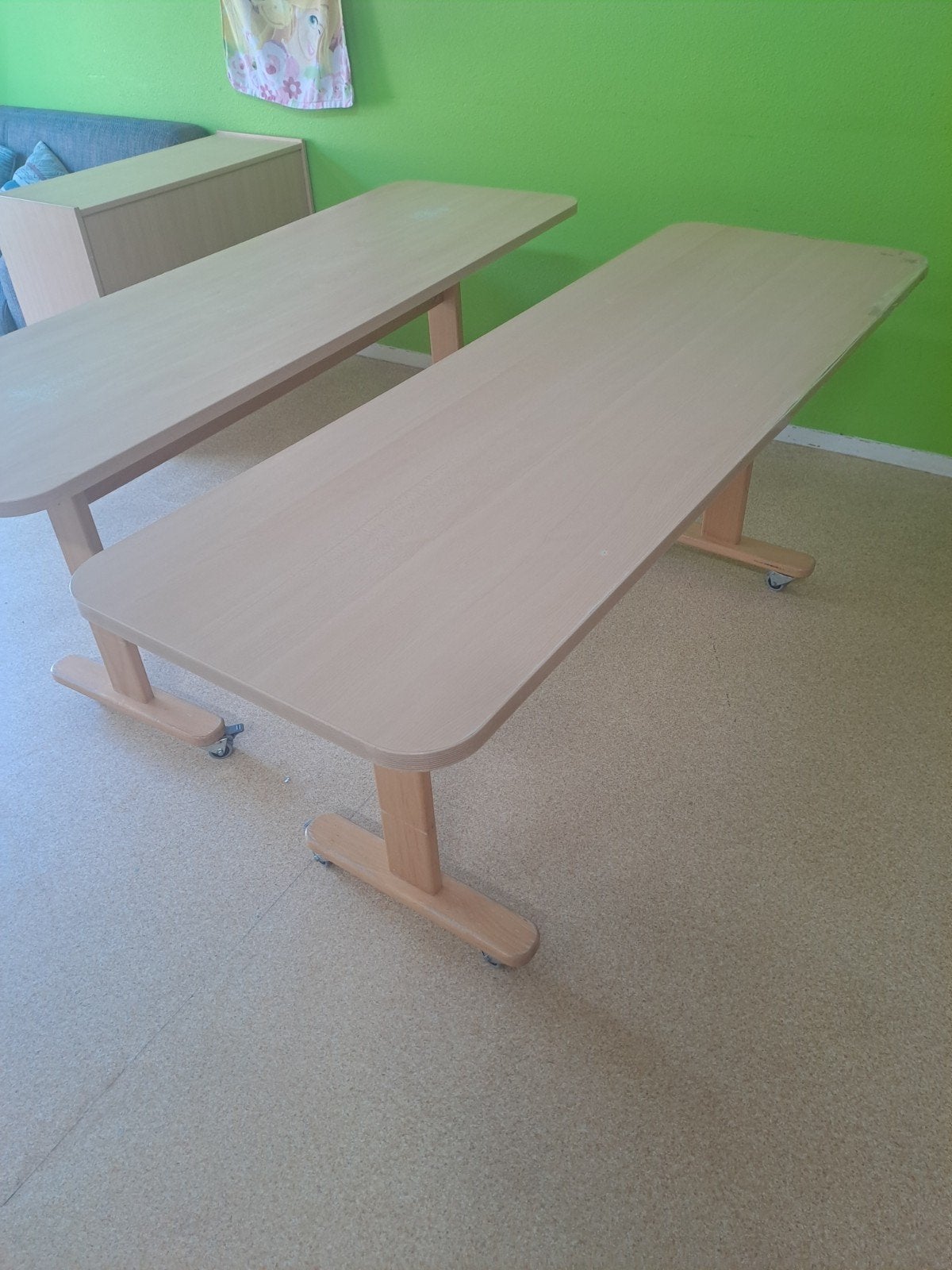 Kinderopvang tafel met banken, Gebruikt, Overige merken, Overige typen, Ophalen