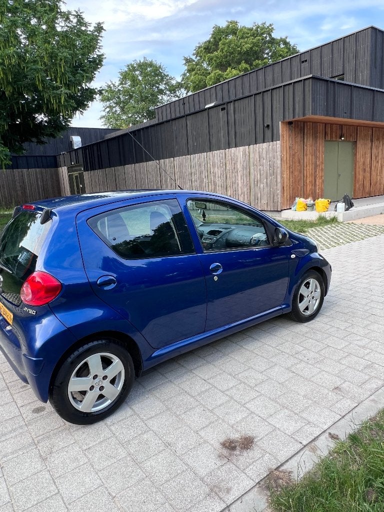 Toyota Aygo  1.0-12V| 5DRS| Blauw| 2007|Airco| nieuwe APK|, Bedrijf, Te koop