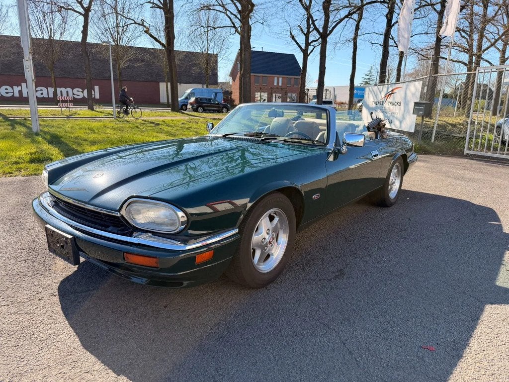 Jaguar XJ-S 4.0 6 cilinder Convertible (bj 1995, automaat), Auto's, Oldtimers, Automaat, Bedrijf, Jaguar, Groen