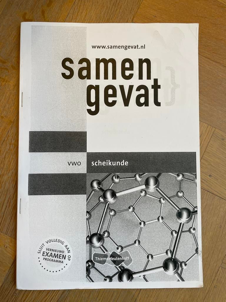 Samengevat vwo scheikunde, Ophalen of Verzenden, Beta, Gelezen, Overige niveaus