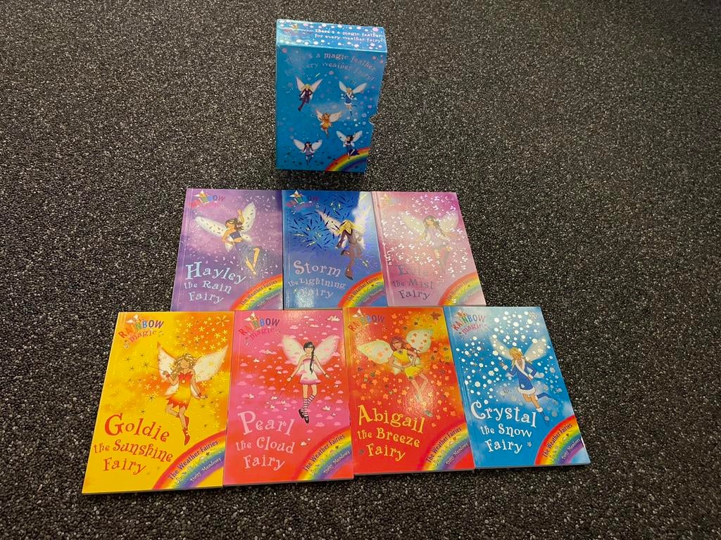 Verzamelbox van Rainbow magic the weather fairy’s 8 t/m 14., Ophalen of Verzenden, Zo goed als nieuw, Daisy meadows, Fictie