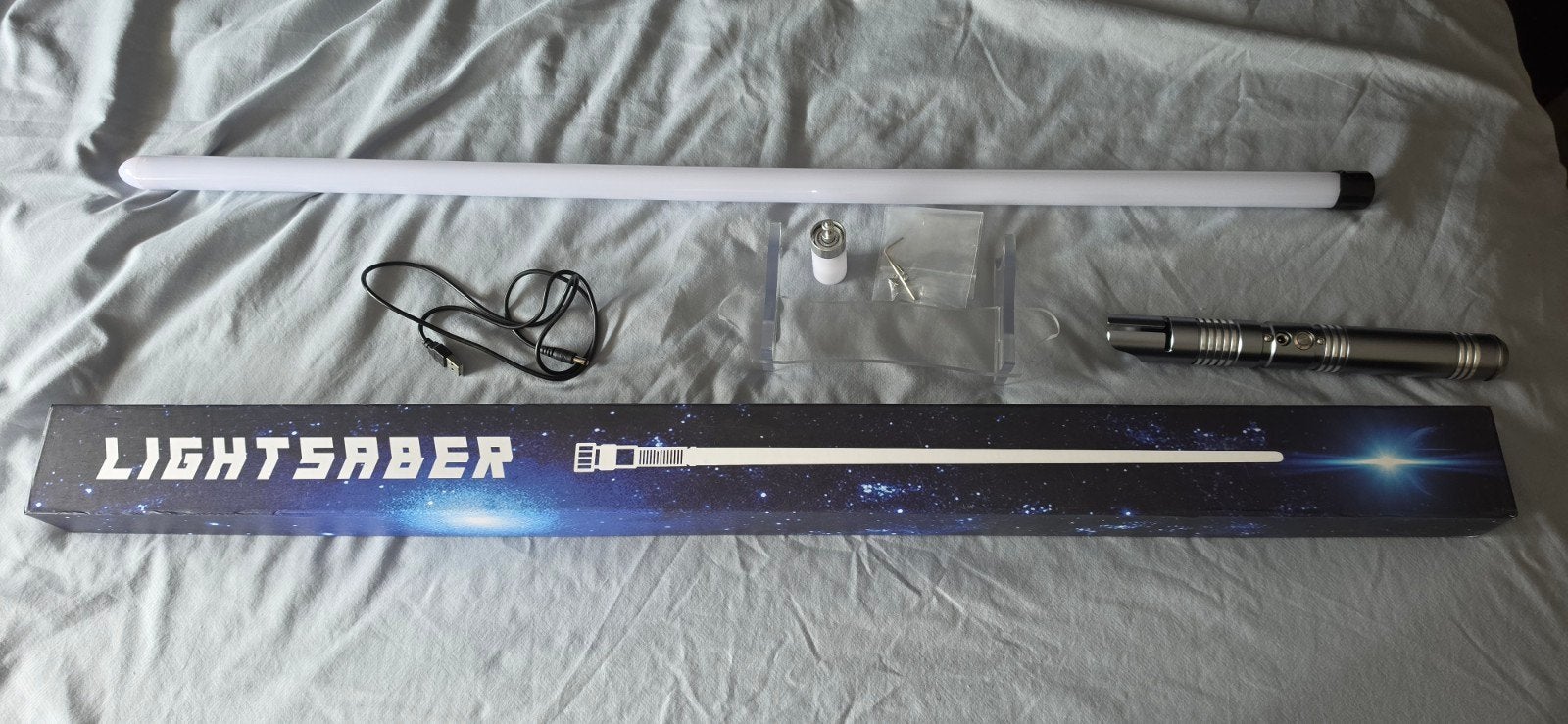 KenJo Sabers Lichtzwaard met geluid en lichteffecten, Ophalen of Verzenden, Zo goed als nieuw, Replica