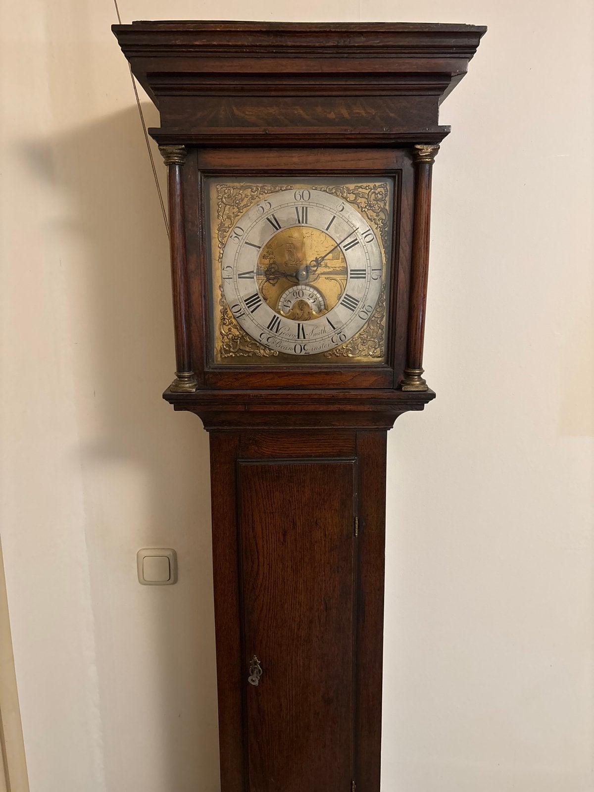 Antieke staande klok, George Smith, Beaminster, Antiek en Kunst, Ophalen