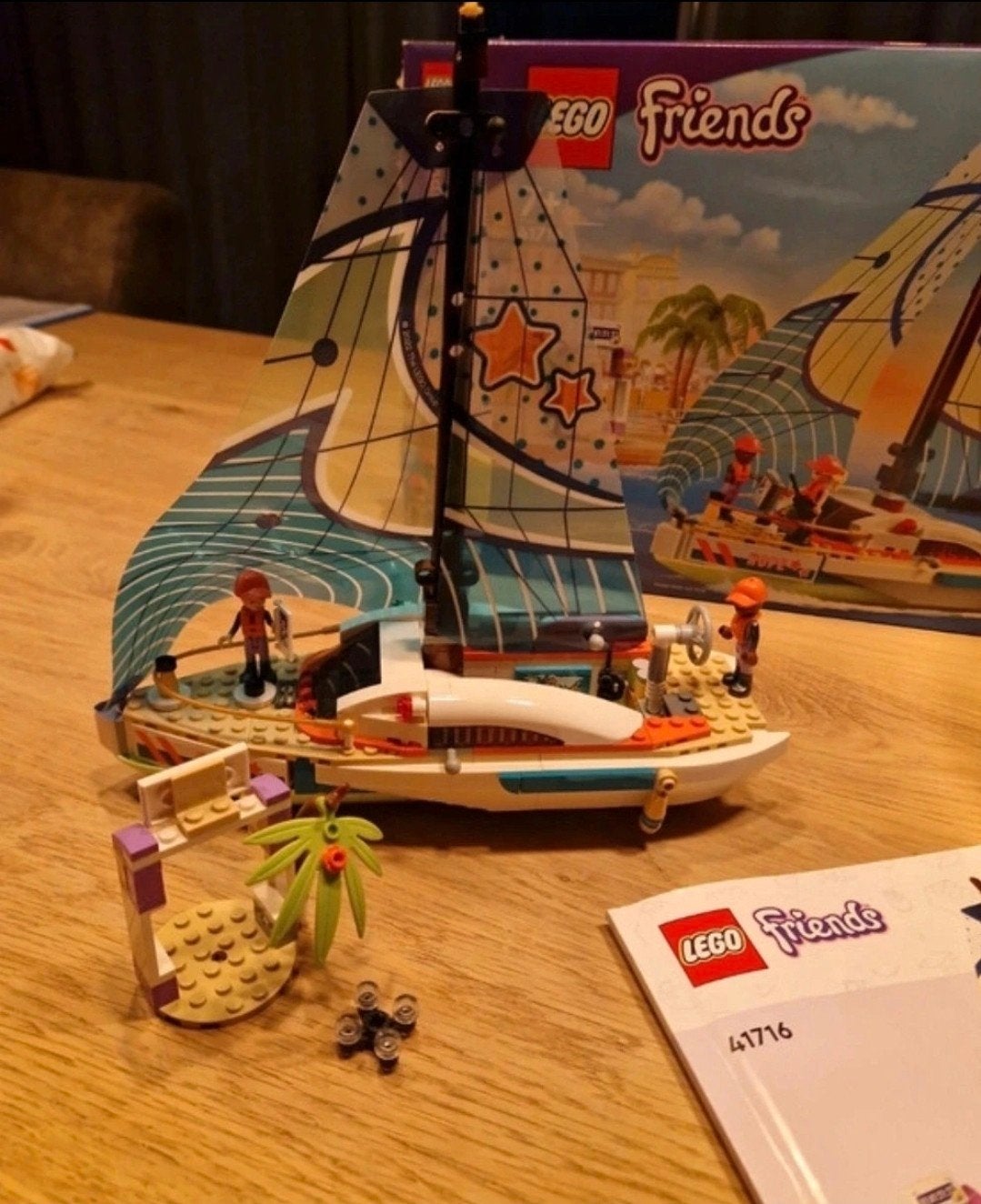 LEGO Friends Zeilboot 41716 - Zo goed als nieuw, Compleet, Lego, Friends, Ophalen of Verzenden