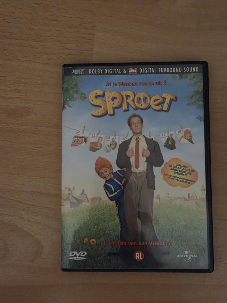 Sproet - Al je wensen komen uit! DVD, Avontuur, Gebruikt, Alle leeftijden, Ophalen of Verzenden