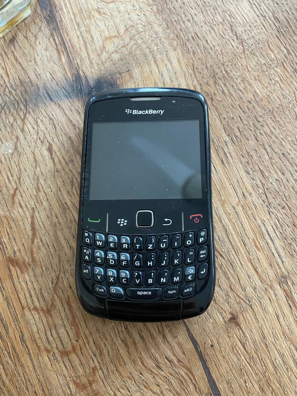 BlackBerry Curve met oplader, Gebruikt, Verzenden, Zwart, Zonder simlock