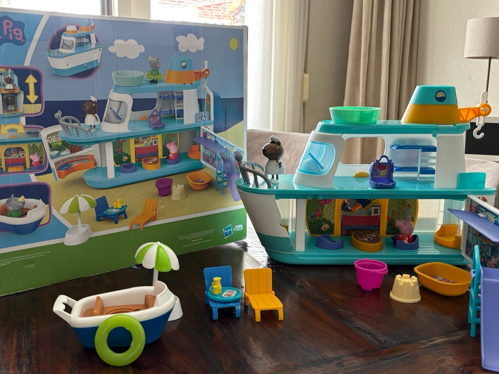Pepa Pig boot., Ophalen, Overige thema's, Zo goed als nieuw, Duplo