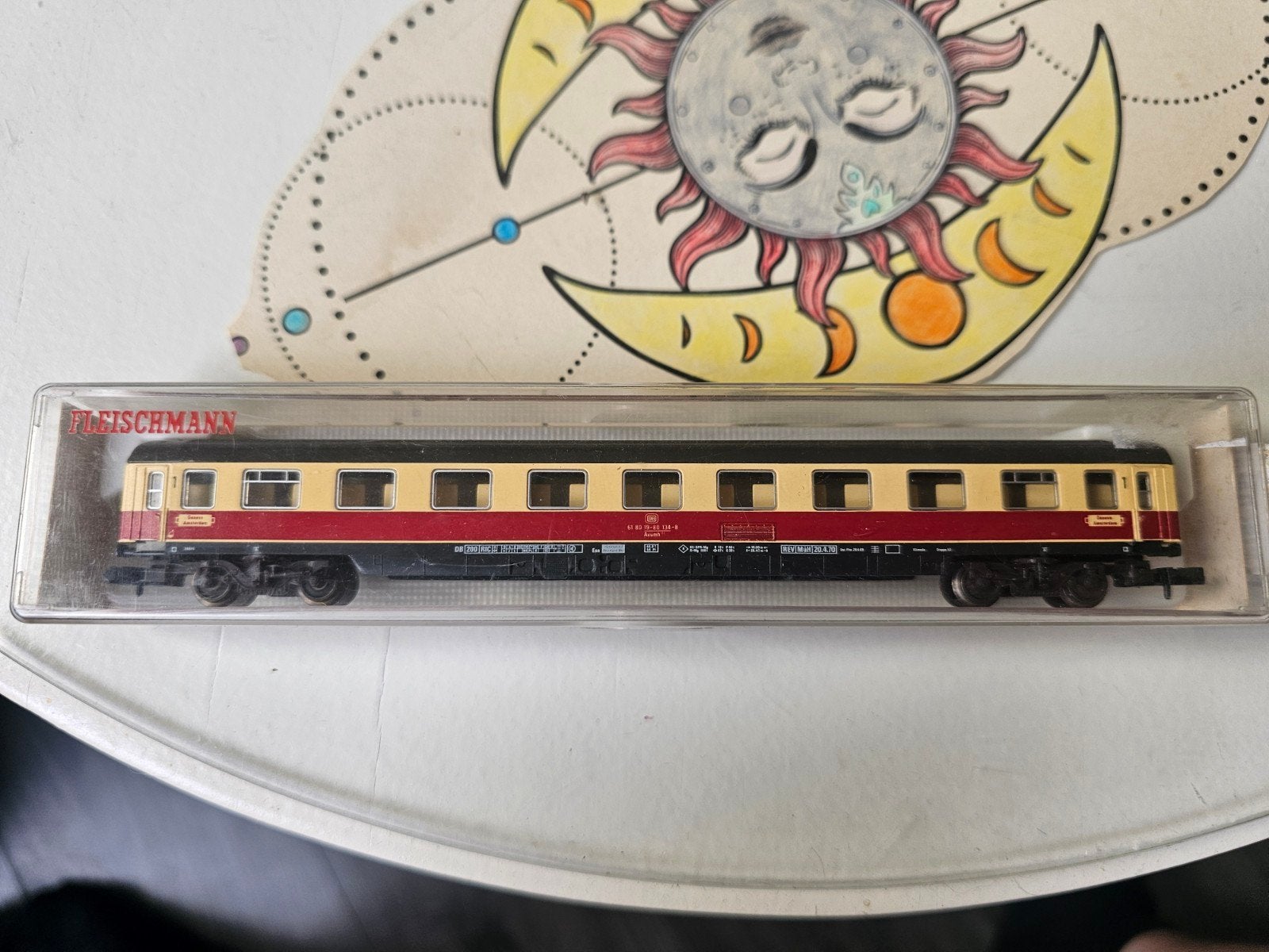 Fleischmann N piccolo 8160, Gelijkstroom, Fleischmann, Wagon, Ophalen of Verzenden