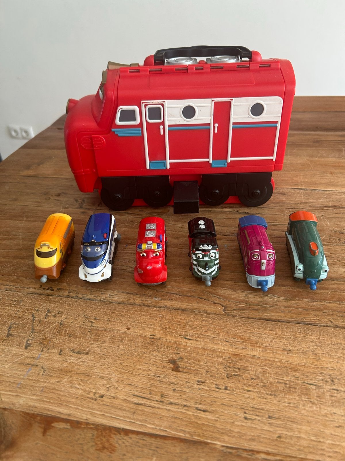 Chuggington Treinen Speelset met 6 Treintjes, Ophalen of Verzenden, Gebruikt, Jongen of Meisje