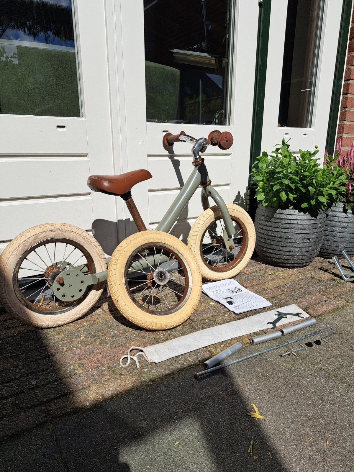Trybike loopfiets/driewieler - opknapper, Fietsen en Brommers, Fietsen | Kinderfietsjes, Ophalen, Gebruikt, Minder dan 16 inch