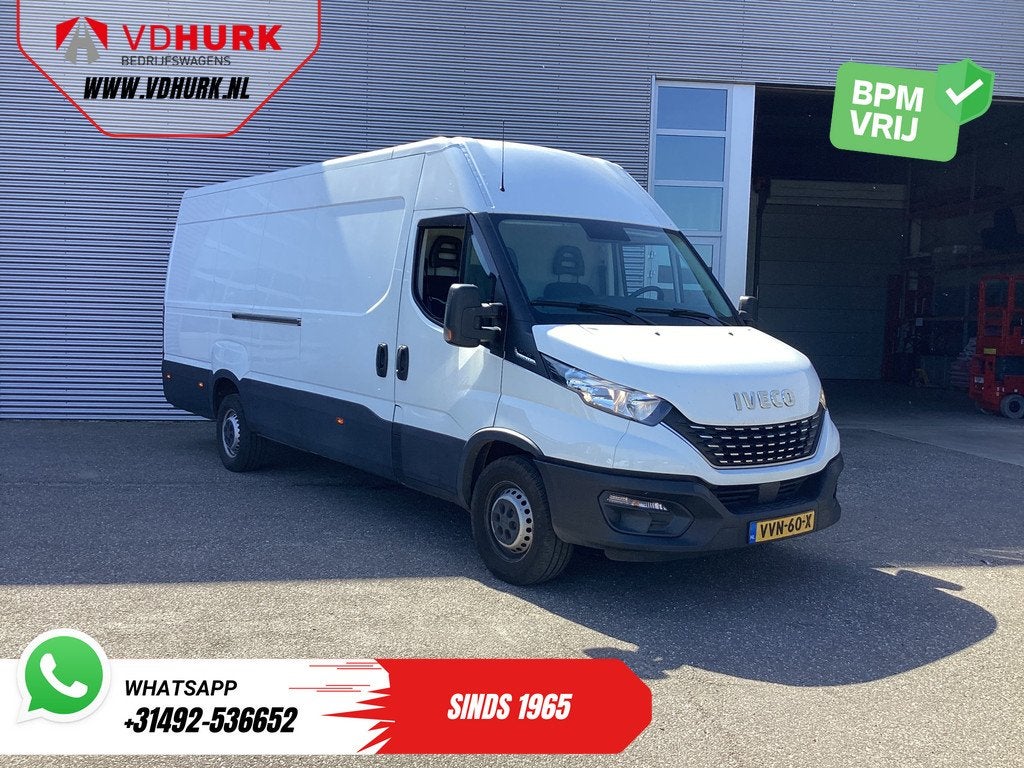 Iveco Daily 35S16V 2.3 155 pk Aut. L4H2 Gev.Stoel/ 3.5t Trek, Sales@vdhurk.nl, Wit, Diesel, Van den Hurk Bedrijfswagens B.V.