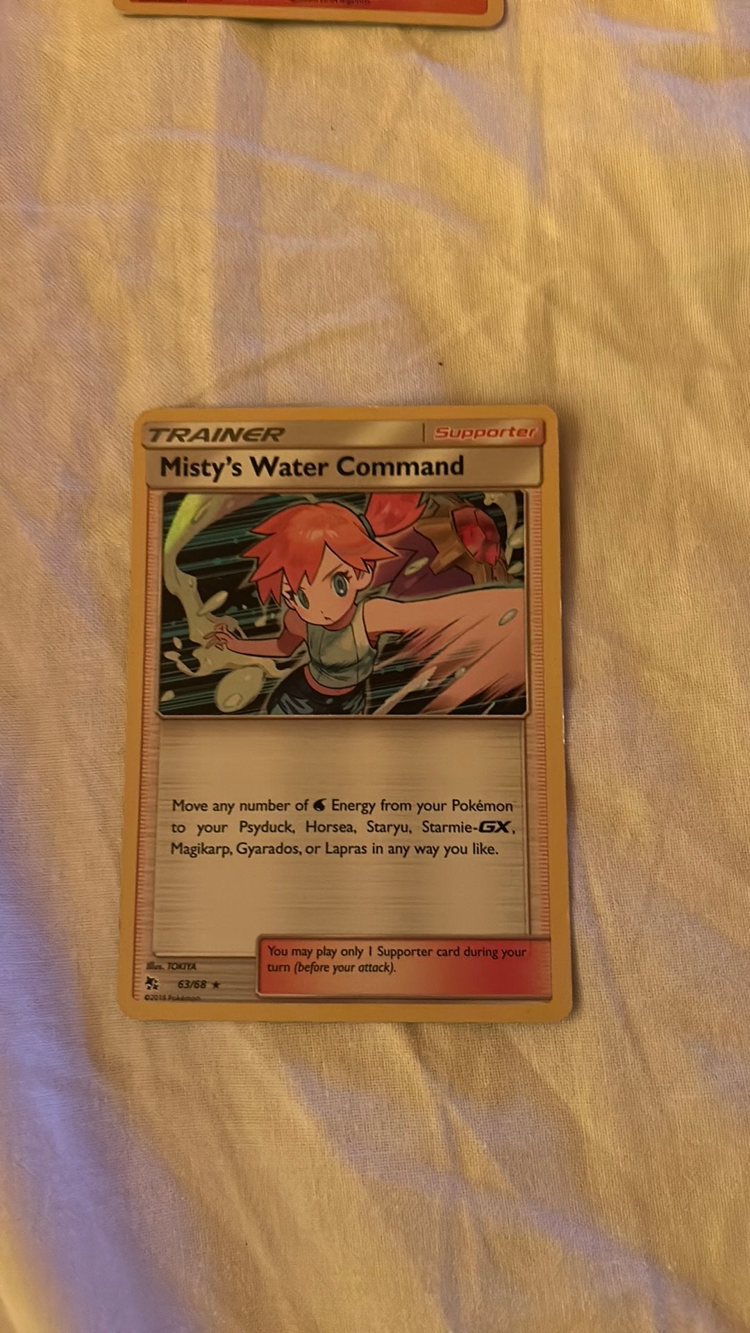 Misty’s Water Command 63/68 holo, Ophalen of Verzenden, Zo goed als nieuw