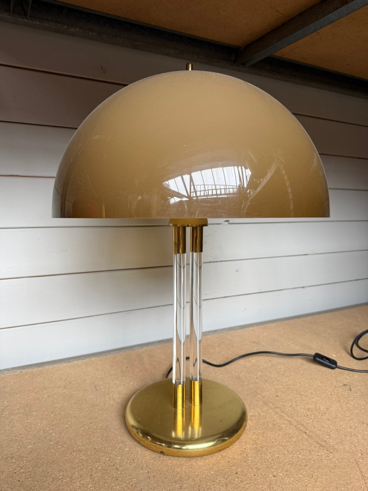 Originele jaren 70 vintage lamp poulsen Hollywood regency, Ophalen, Gebruikt, Vintage
