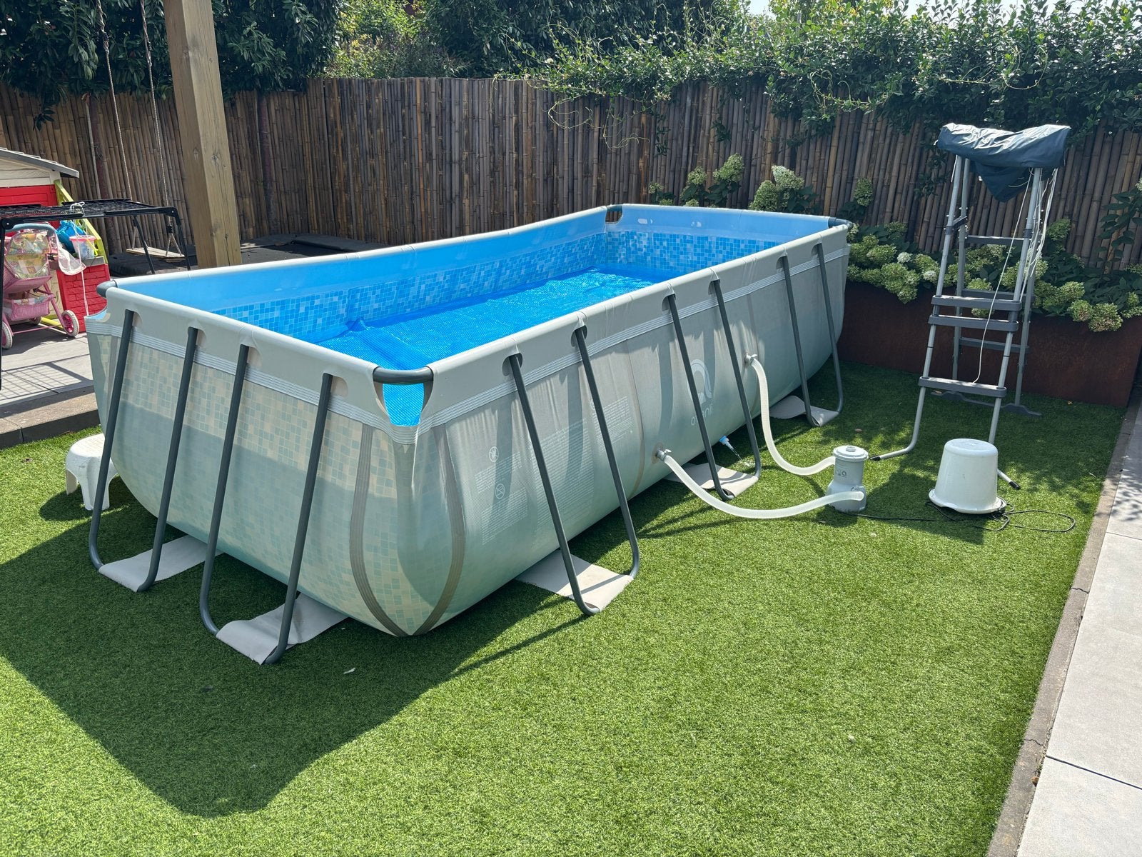 Avenli Zwembad 2x4 meter - Zo goed als nieuw, Ophalen, 200 tot 300 cm, 80 tot 120 cm, Zo goed als nieuw