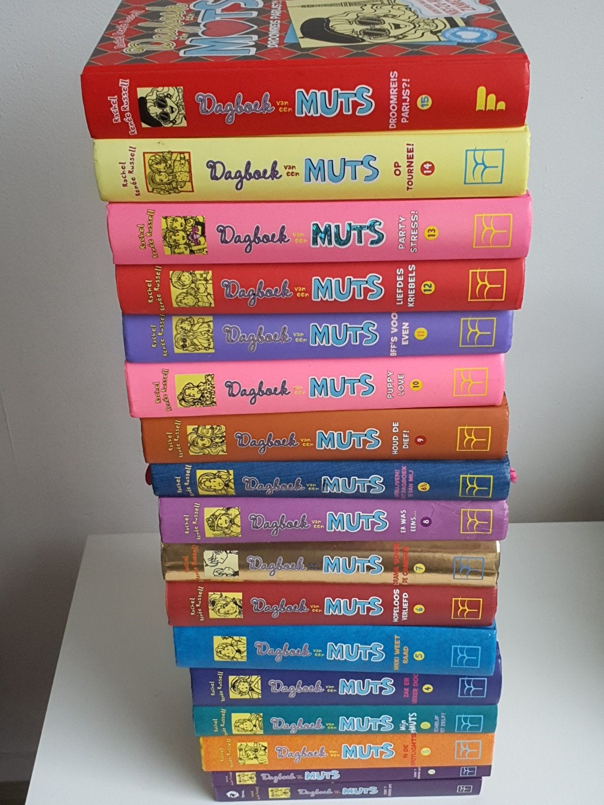 Dagboek van een Muts boekenreeks - Complete set, Ophalen, Zo goed als nieuw, Rachel Renée Russell, Fictie