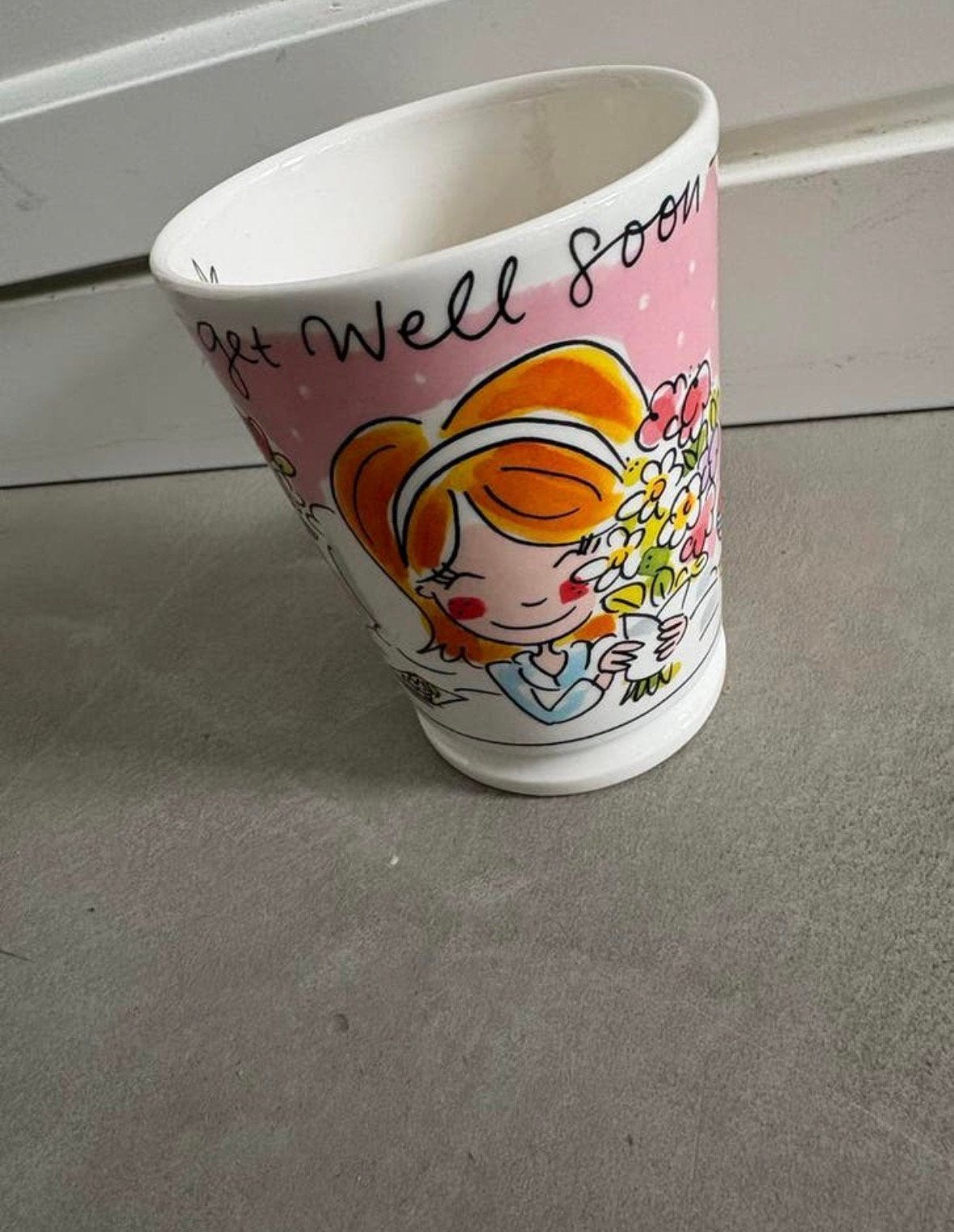 Blond Amsterdam mok Get Well Soon, Nieuw, Ophalen of Verzenden, Kop(pen) en/of Schotel(s), Aardewerk