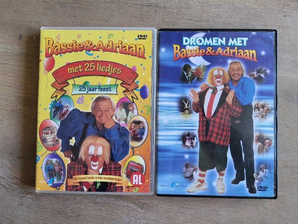 DVD Bassie & Adriaan 25 jaar liedjes en Dromen met B&A, Alle leeftijden, Ophalen of Verzenden, Gebruikt, Komedie
