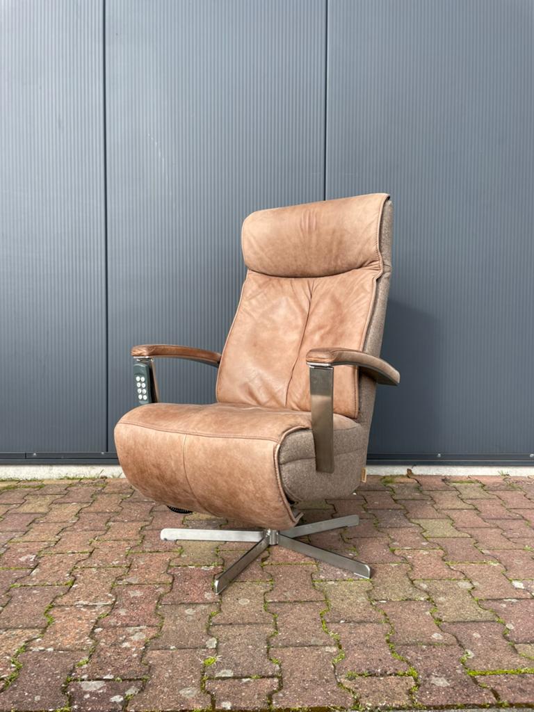 Luxe prominent stockholm sta op stoel / relax fauteuil XL, Ophalen of Verzenden, Zo goed als nieuw, Nvt, Nvt