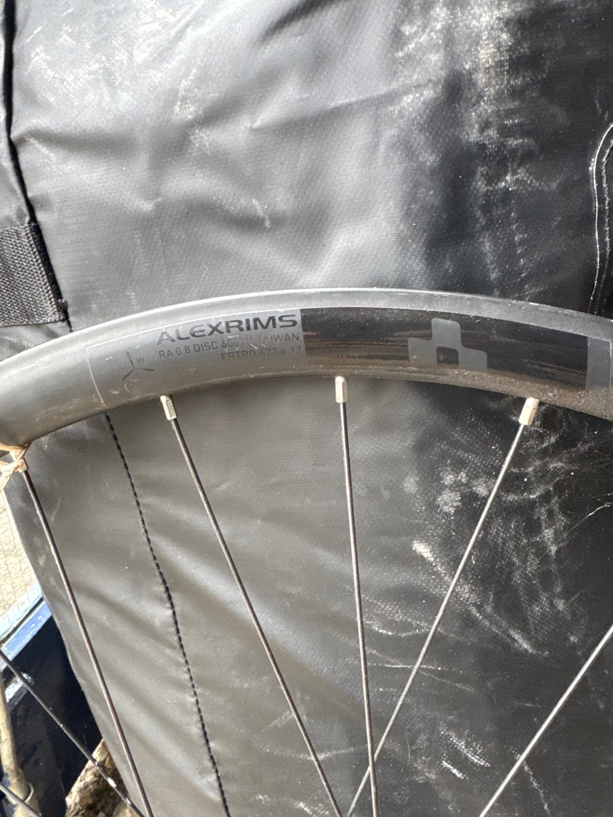 Alexrims RA 0.8 Disc 622x18 Wielset - Zo goed als nieuw, Zo goed als nieuw, Aluminium, Racefiets, Ophalen