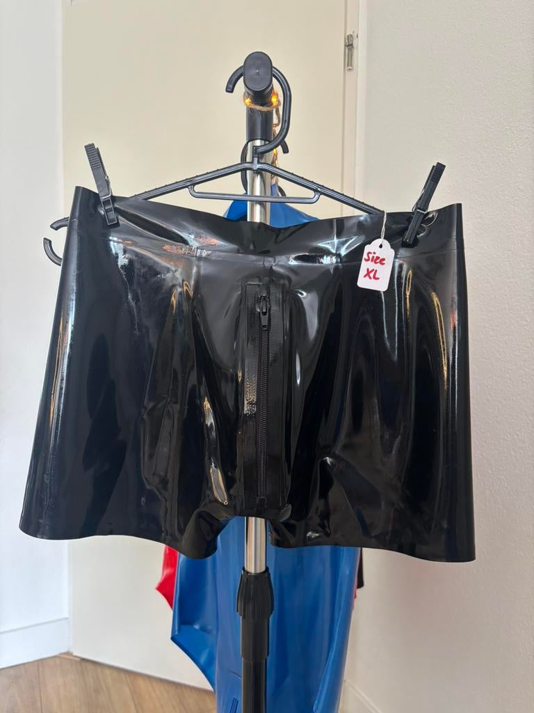 Boxer / Latex / Maat XL, Verzenden, Zwart, Boxer
