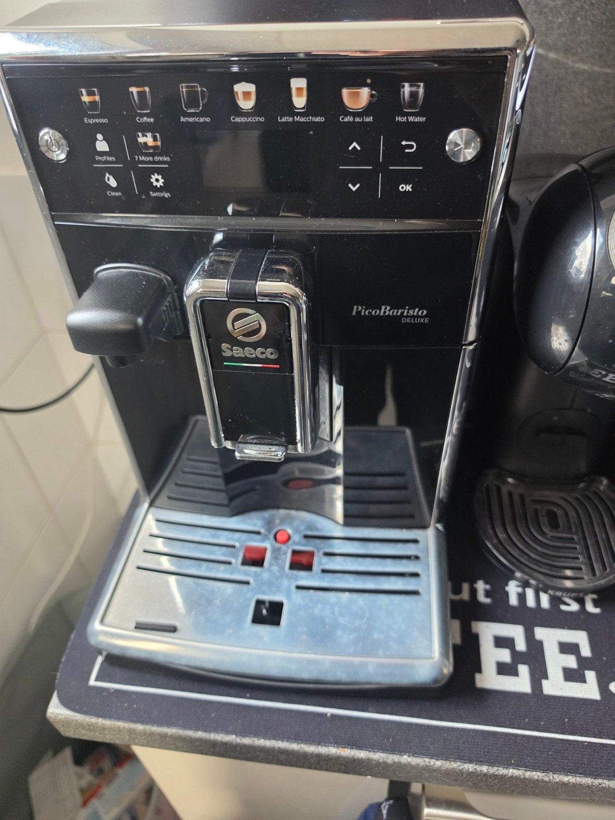 Philips Saeco PicoBaristo Deluxe Espressomachine, Ophalen, Afneembaar waterreservoir, Gebruikt, Espresso apparaat