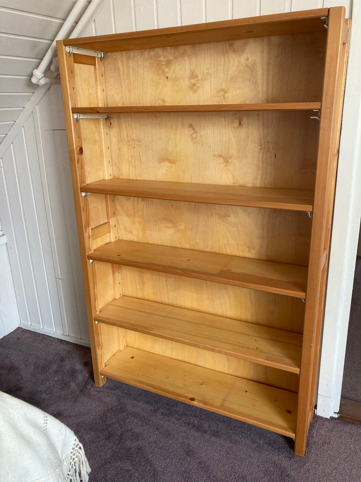 Houten Stellingkast met Dichte Zijkanten en Achterwand, Ophalen, Zo goed als nieuw