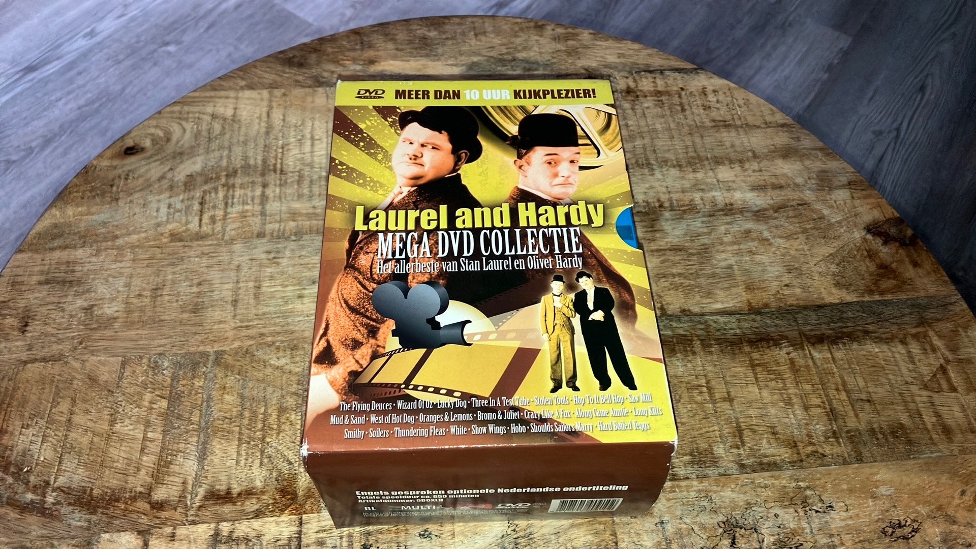 Laurel & Hardy Mega (6) dvd Collection, Alle leeftijden, Ophalen of Verzenden, Zo goed als nieuw, Komedie