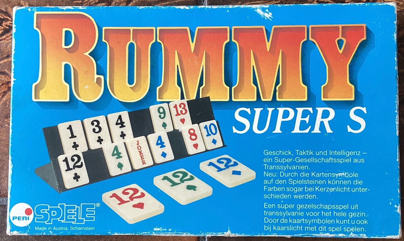 Compleet vintage Rummicub spelletje met kleine stenen, Ophalen of Verzenden, Zo goed als nieuw