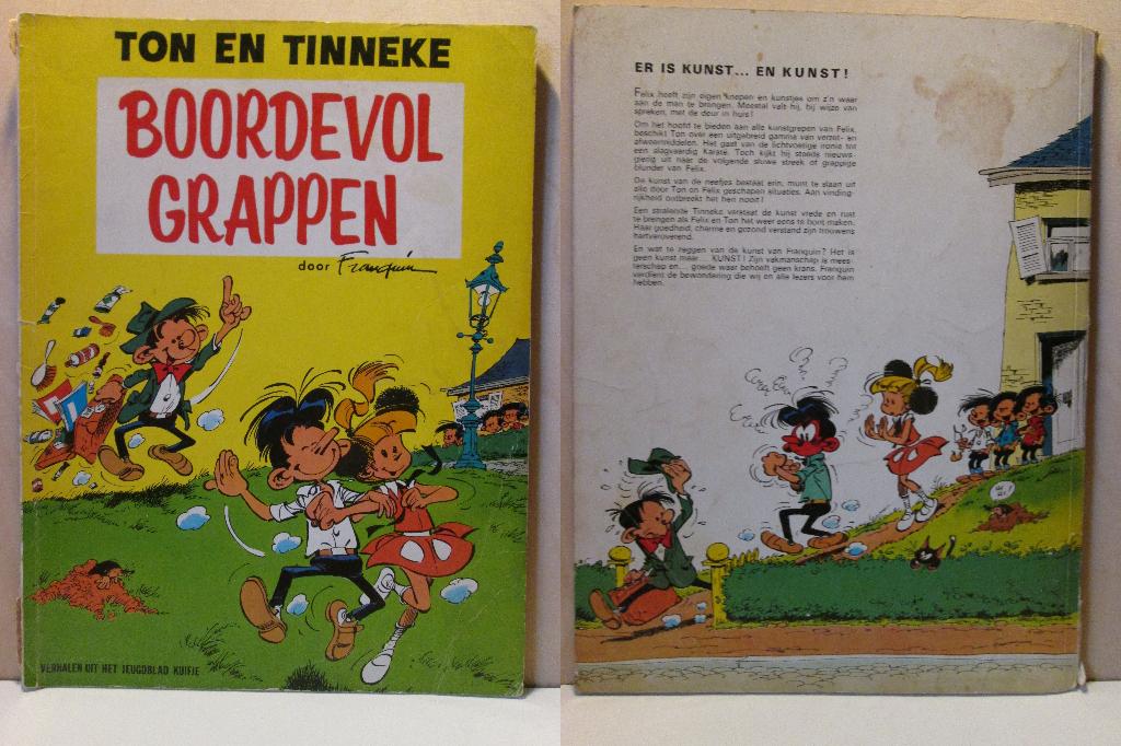Ton en Tinneke 3 - Boordevol grappen (SC), Eén stripboek, Ophalen of Verzenden, Gelezen, André Franquin