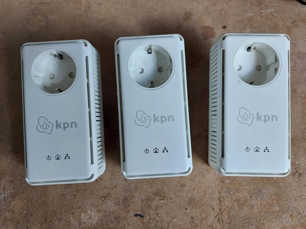 Drie KPN stroomnet netwerkadapters (Model MT: 2263), Computers en Software, Powerlines, Ophalen of Verzenden
