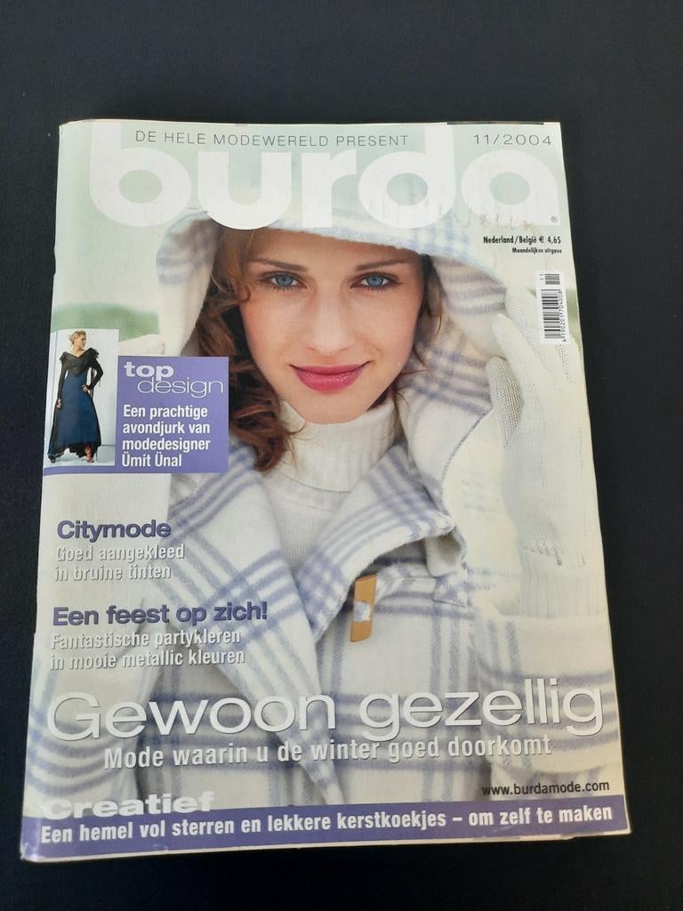Burda Mode Tijdschrift 11/2004 - Wintermode & Kerst, Boeken, Ophalen of Verzenden, Gelezen, Damesbladen