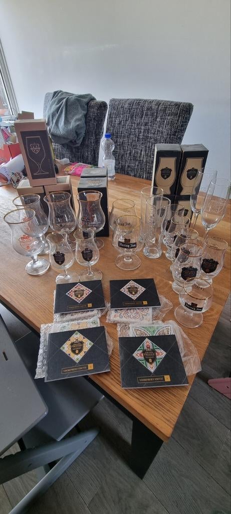 Partij Hertog Jan glazen, Ophalen of Verzenden, Zo goed als nieuw, Glas of Glazen, Hertog Jan
