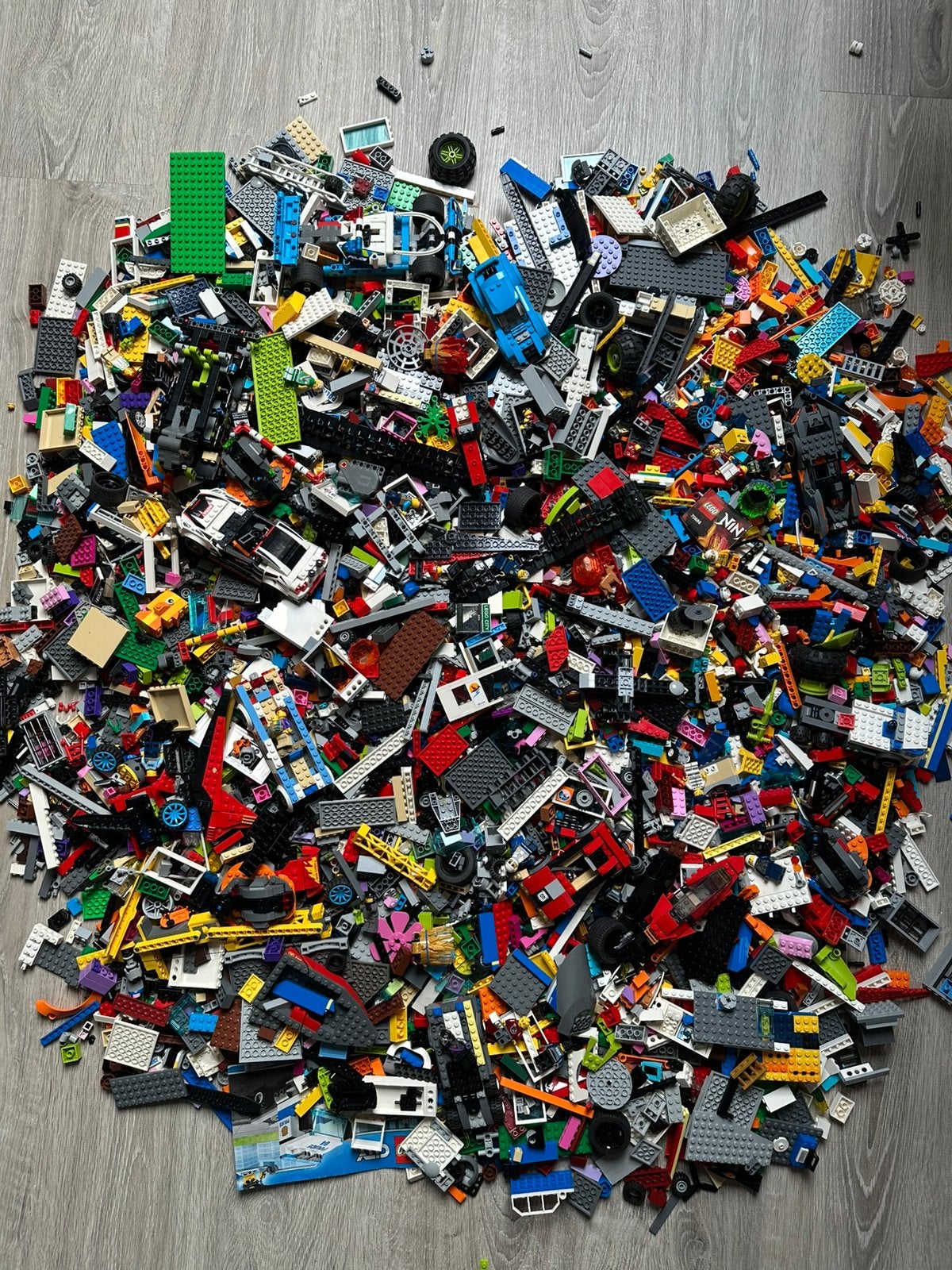 Lego verzameling als Nieuw 10 kilo, Inclusief extra onderdelen, Lego, Zo goed als nieuw, Losse stenen