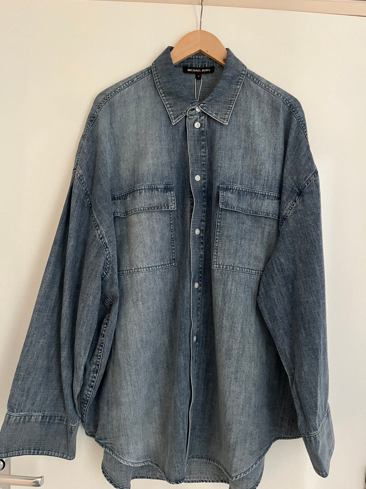 Michael kors spijkerblouses, Ophalen of Verzenden, Nieuw, Blauw