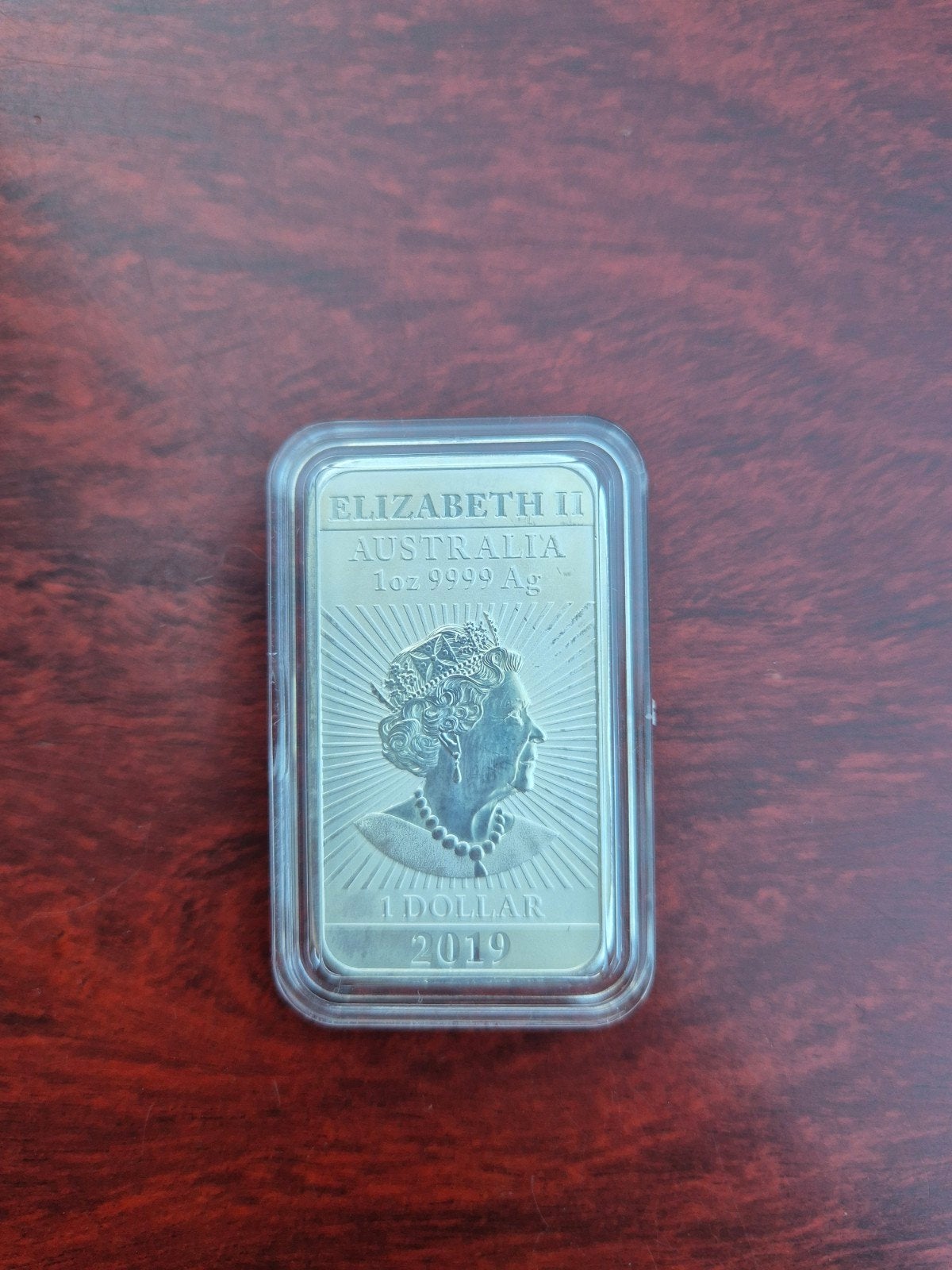 0.999 zilver ounce Perth Mint Rectangular Dragon 2019, Ophalen of Verzenden, Zilver