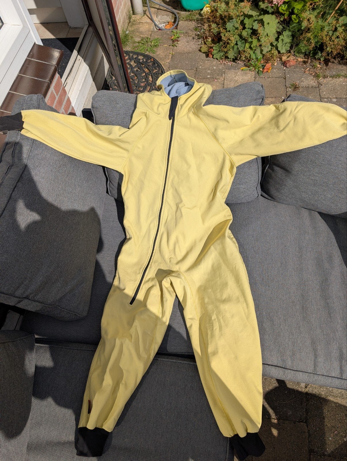 Ielm pak 134 regenpak waterdicht geel, Kinderen en Baby's, Kinderkleding | Maat 134, Ophalen of Verzenden, Zo goed als nieuw, IELM