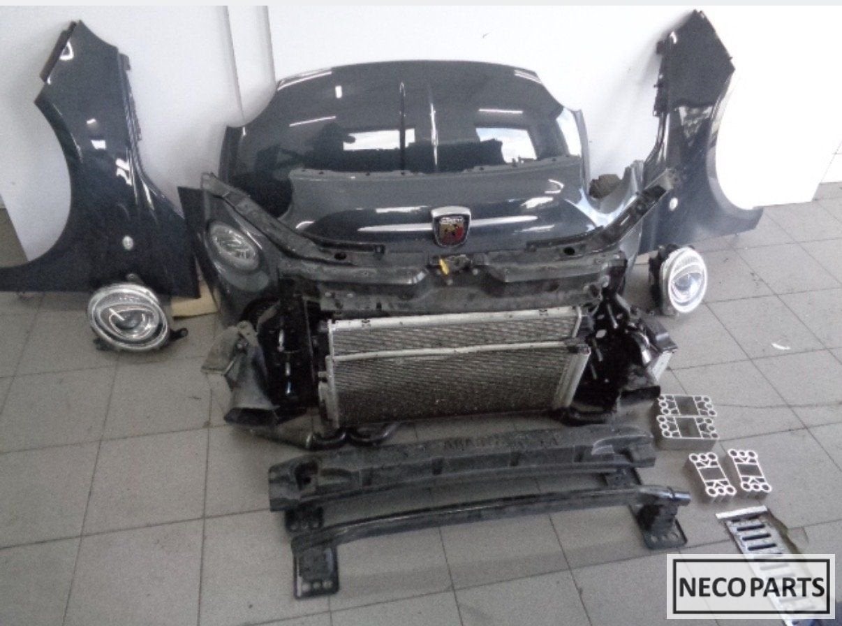 FIAT 500 FACELIFT 595 ABARTH VOORKOP BUMPER KOPLAMP MOTORKAP, Auto-onderdelen, Gebruikt, -, Ophalen of Verzenden, Achter