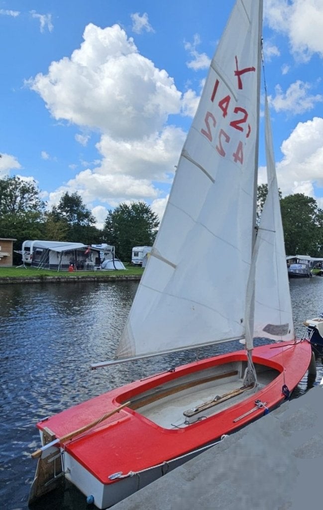 Flying Arrow zeilboot met trailer, Watersport en Boten, Ophalen, Gebruikt, Minder dan 15 m², Overige typen
