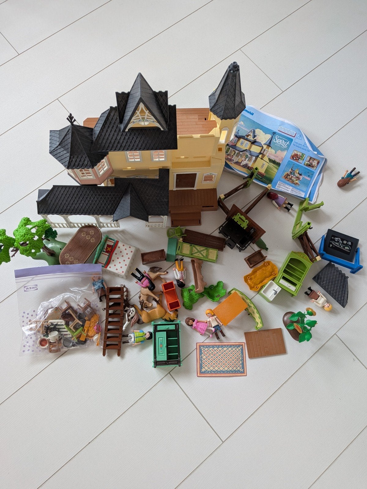 Playmobil Spirit Huis 9475 - Grotendeels compleet en extra's, Kinderen en Baby's, Speelgoed | Playmobil, Ophalen, Gebruikt, Gebouw