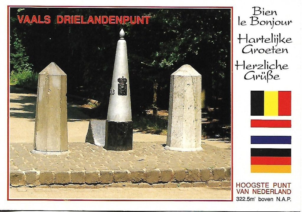 Vaals- -Drielandenpunt., Verzenden, 1980 tot heden, Gelopen, Limburg