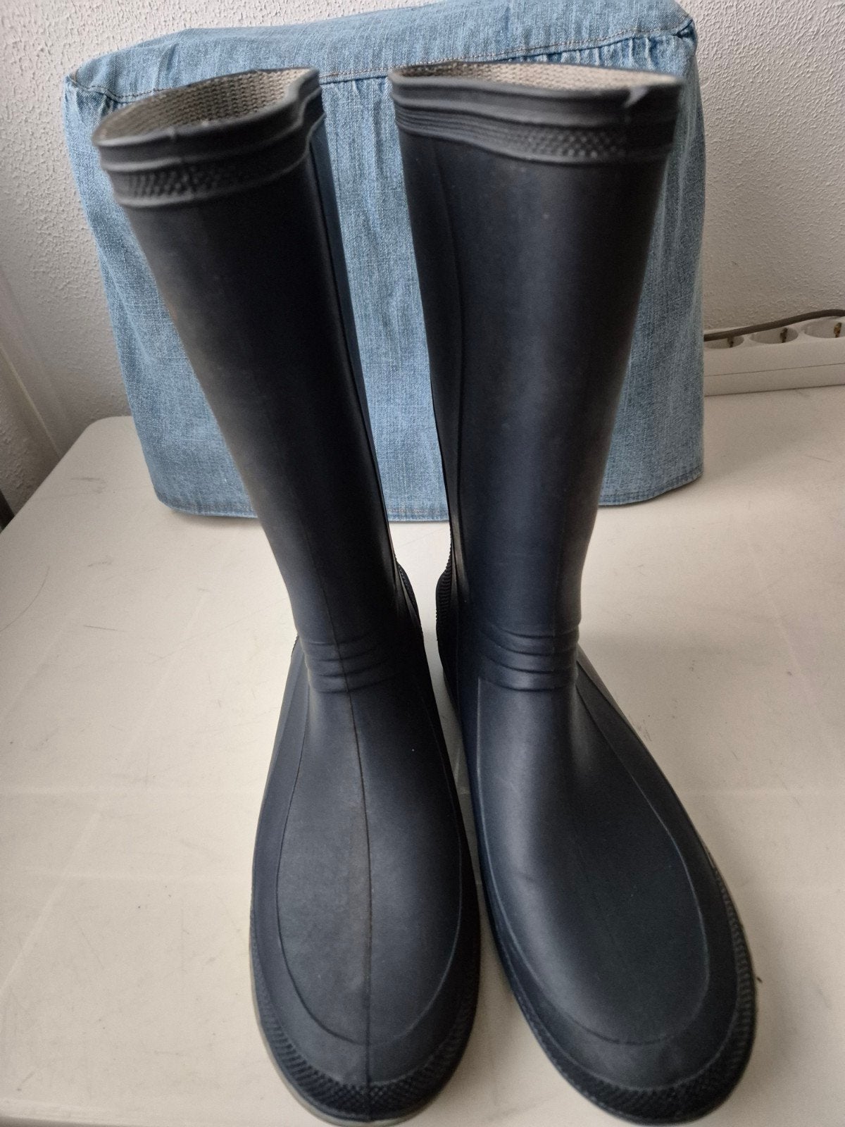 Donkerblauwe regenlaarzen, maat 41, Onbekend, Blauw, Ophalen of Verzenden, Regenlaarzen