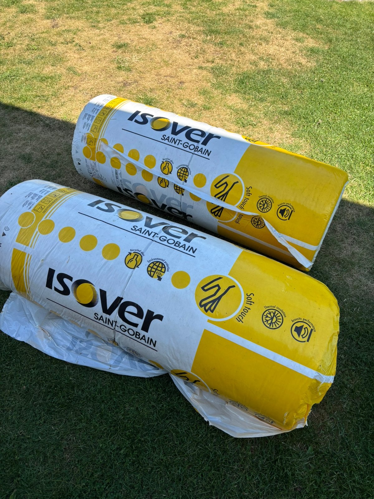 2 rollen Isover isolatie, Doe-het-zelf en Verbouw, Isolatie en Afdichting, Ophalen, 12 cm of meer, Nieuw, 15 m² of meer