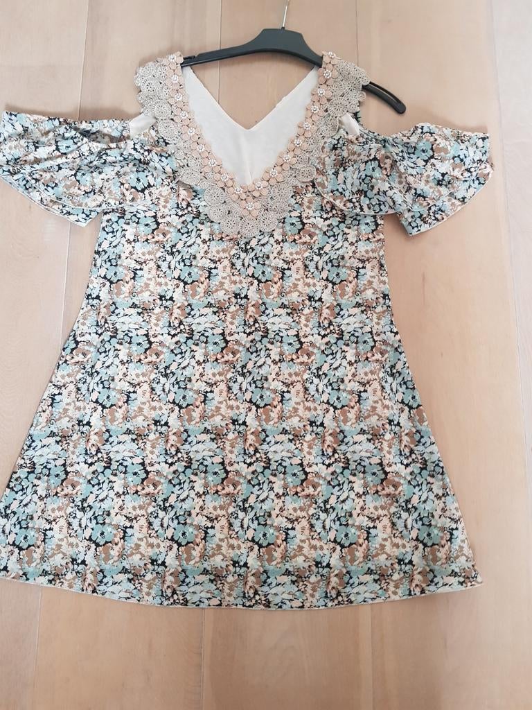 Leuk kort Bohème jurkje van "NKN NEKANE ", Kleding | Dames, NKN NEKANE, Ophalen of Verzenden, Zo goed als nieuw, Boven de knie