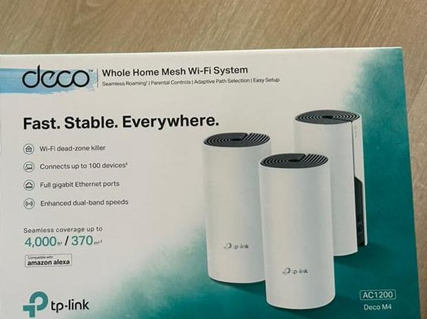 TP Link Deco M4 - 3 stuks, Computers en Software, Ophalen of Verzenden, Zo goed als nieuw