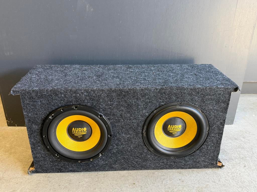 Audio system dubbele subwoofer 10 inch