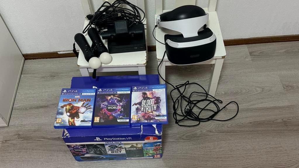 Sony PlayStation VR Bril Serie 1 met Camera en Controllers, Ophalen of Verzenden, Gebruikt, VR-bril, Sony PlayStation