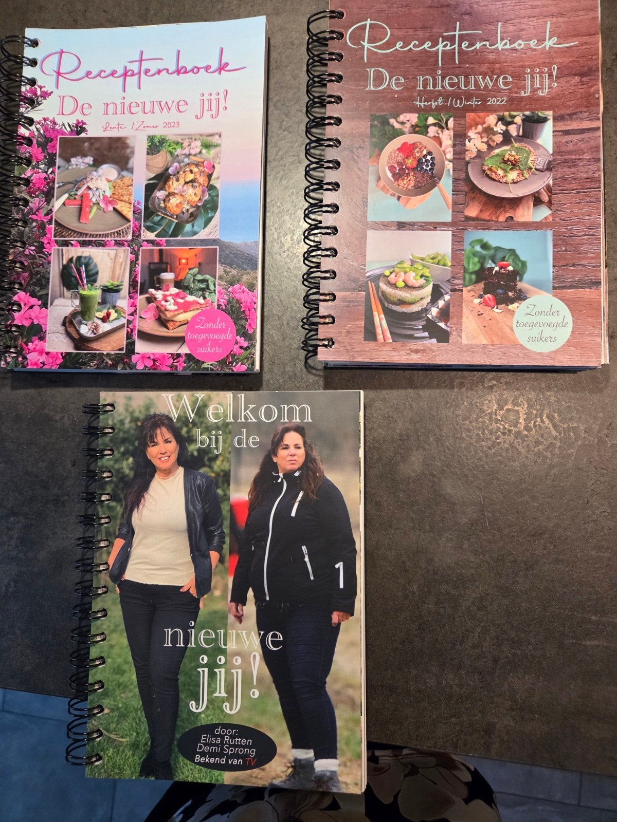3 boeken Elisa Rutten - Receptenboek de nieuwe jij!, Ophalen of Verzenden, Zo goed als nieuw, Elisa Rutten; Demi Sprong