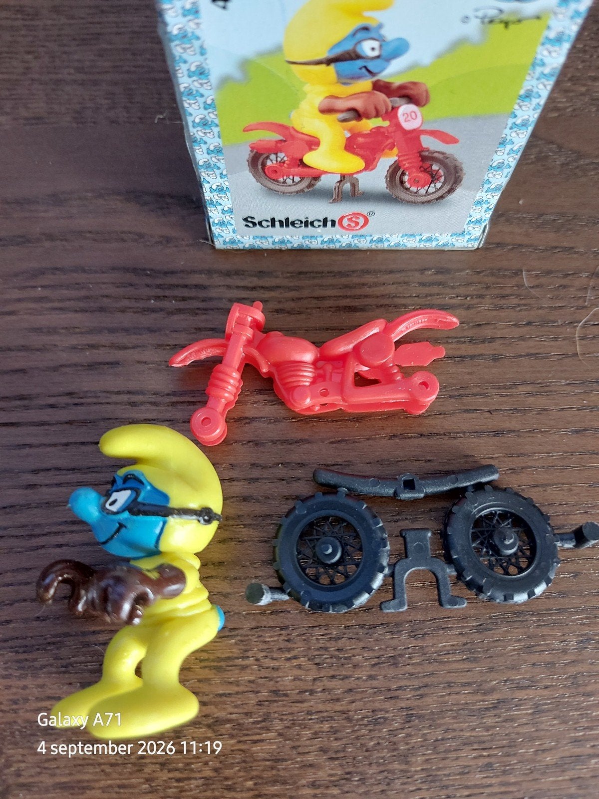 Smurfen motorcrosser 2, Verzamelen, Smurfen, Ophalen of Verzenden, Zo goed als nieuw, Verschillende Smurfen