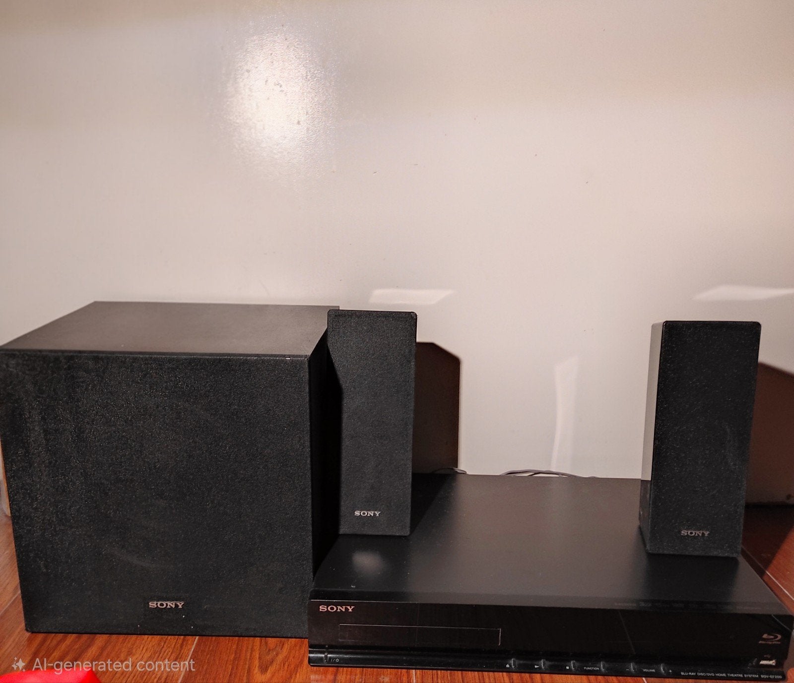 Sony Blu-ray Home Cinema Systeem met Subwoofer en Speakers, Ophalen, Gebruikt, 2.1-systeem, Blu-ray-speler
