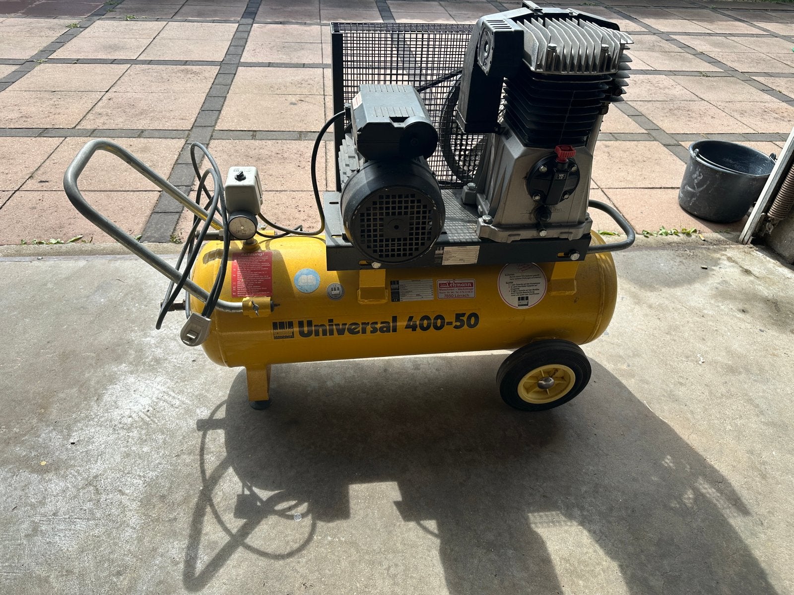 Schneider compressor 400-50, Ophalen, 6 tot 10 bar, Zo goed als nieuw, 25 tot 100 liter